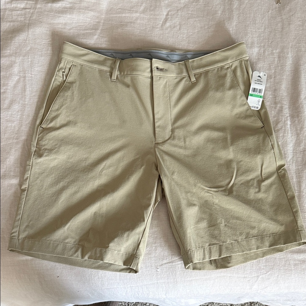 Tommy Bahama Khaki Flat Front Shorts